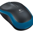 Logitech M185 Optical USB-A Blauw-Zwart Retail Wireless