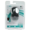 Logitech M185 Optical USB-A Zwart-Zilver Retail Wireless