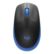Logitech M190 Optical USB-A Zwart-Blauw Retail Wireless