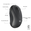 Logitech M240 Silent Optical USB-A Zwart Retail Wireless