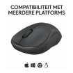 Logitech M240 Silent Optical USB-A Zwart Retail Wireless