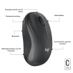 Logitech M240 Silent Optical USB-A Zwart Retail Wireless