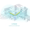 TP-Link Deco X55 3000Mbps Gigabit set van 3