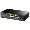 Cudy 8 Poort 100Mbit Unmanaged PoE+/2xUp 1Gbps