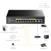 Cudy 8 Poort 1Gbps Umanaged PoE+ /2xUplink