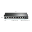 10Port 1Gbps Easy Smart 8xPoE+ 1xSFP TP-Link