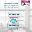 TP-Link 5Port 1Gbps Easy Smart 4xPoE+ 56W.
