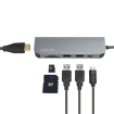 Docking 1xVideo Logilink USB-C, 60W, 4K, 6 Port