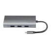 Docking 2xVideo Logilink USB-C, 100W, 4K, 10 Port