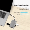 Docking 2xVideo Logilink USB-C, 100W, 4K, 7 Port