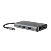 Docking 2xVideo Logilink USB-C, 100W, 4K, 8 Port