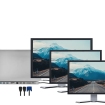 Docking 3xVideo Logilink USB-C, 100W, 4K, 11 Port