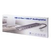 Docking 3xVideo Logilink USB-C, 100W, 4K, 11 Port
