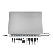 Docking 3xVideo Logilink USB-C, 100W, 4K, 12 Port