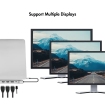 Docking 3xVideo Logilink USB-C, 100W, 4K, 12 Port