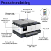 HP OfficeJet Pro 8132e AIO / WLAN /LAN /FAX / Wit-Zwa