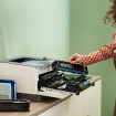 HP Color LaserJet Pro 3202dw / WLAN / Wit-Zwart