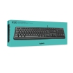 KB Logitech K120 Zwart bedraad Retail