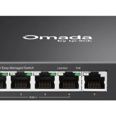5Port 2.5Gbps Omada 5xRJ45 1xSFP+ PoE++ TP-Link