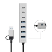 LogiLink 7 Port, USB-C/A --> 3xUSB-C 3.0 + 4xUSB-A 3.0