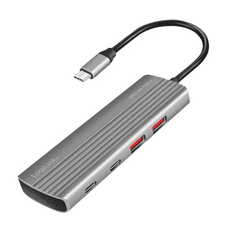 LogiLink 7+1 Port, USB-C --> 5xUSB-C 3.2 + 2xUSB-A 3.2