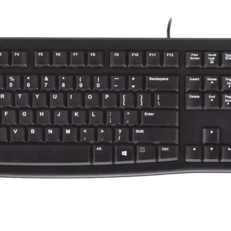 FR KB Logitech K120 Zwart bedraad Ret. (Franse layout